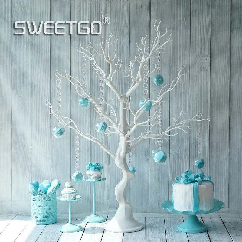 Свадебное украшение SWEETGO дерево из белой смолы имитация дерева с макронами