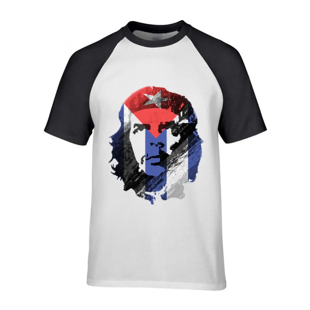 Забавные Для мужчин футболка Че Гевары Куба флаг Горячая Распродажа Camisetas Топы 2018