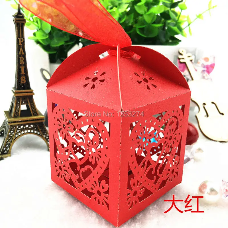 Бесплатная доставка! Оптовая продажа! 100 шт./лот! Лазерная резка бумажная коробка