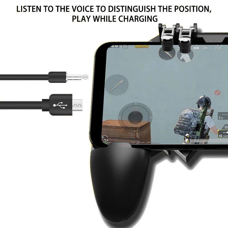 PUBG мобильный игровой контроллер Джойстик триггеры стрельба бесплатно огонь для