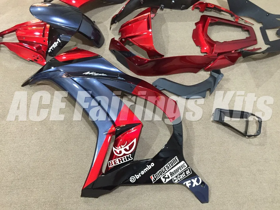 Новый комплект обтекателей из абс-пластика для kawasaki Ninja ZX-10R ZX10R 2011 2012 2013 2014 2015 11 12 13