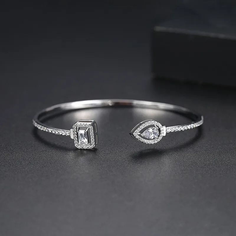 FXLRY новый дизайн белый/золотой цвет микро инкрустация блестящий кубический