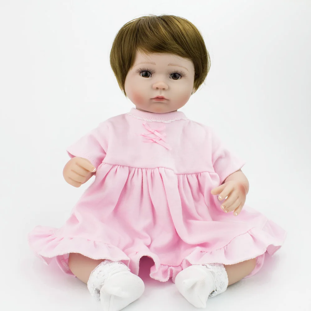 NPKDOLL 40 см силиконовые куклы для новорожденных игрушки девочек цена плюшевая