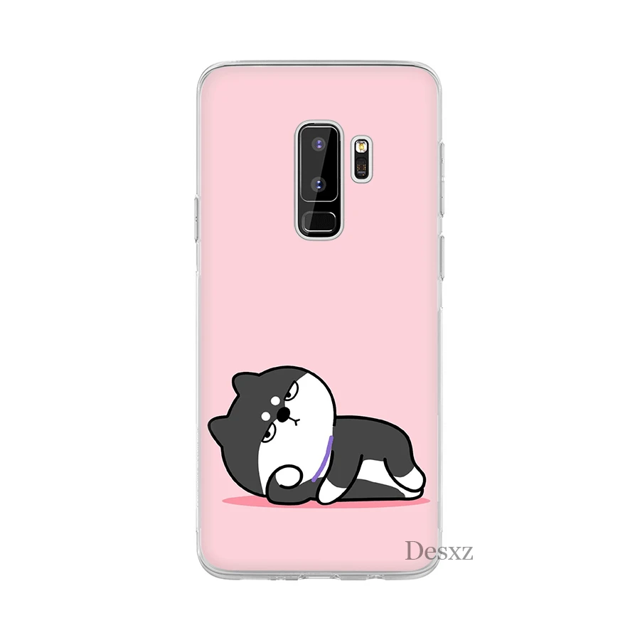 Милый чехол Шиба ину для Samsung M10 M20 M30 M40 S6 S7 Edge S8 S9 S10 Plus S10e Note 8 9 10 милый | Мобильные