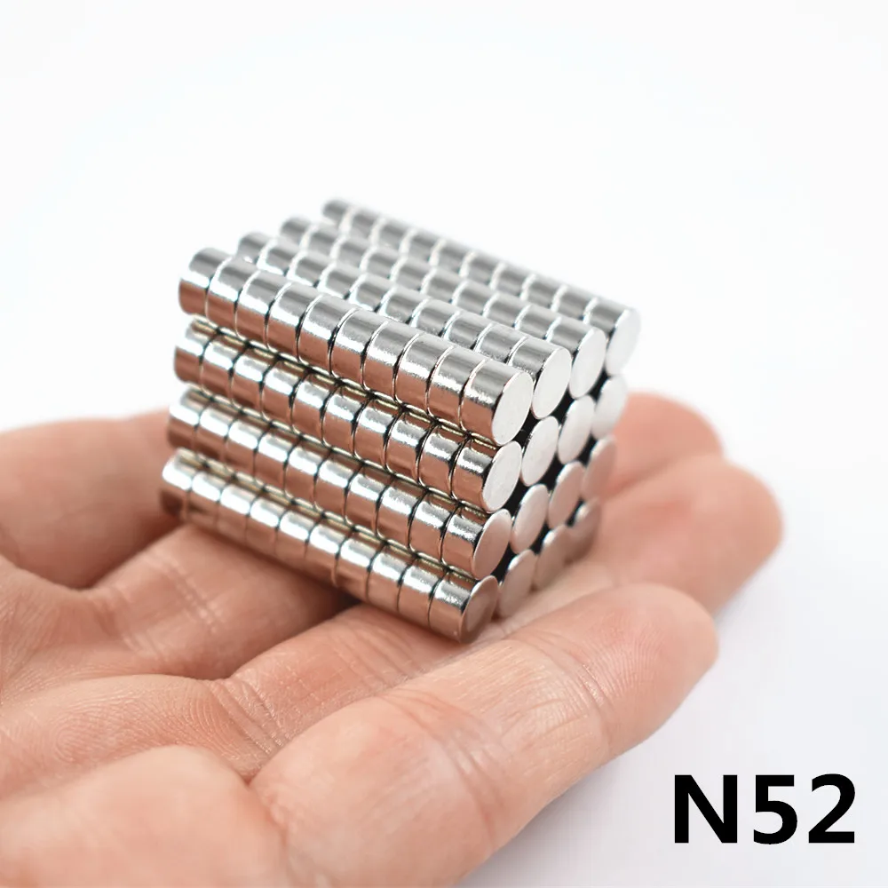 N52 6x3 Неодимовый магнит 6x3 редкоземельный маленький сильный Круглый постоянный 50 шт. 6*3 мм Электромагнит на холодильник NdFeB никель магнитный диск - Цвет: N52 6x3