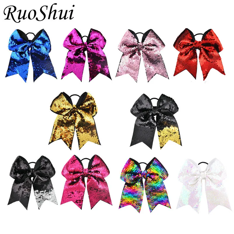 10 шт. 8 дюймовые блестящие эластичные ленты для волос|fashion hair accessories|hair accessoriesaccessories