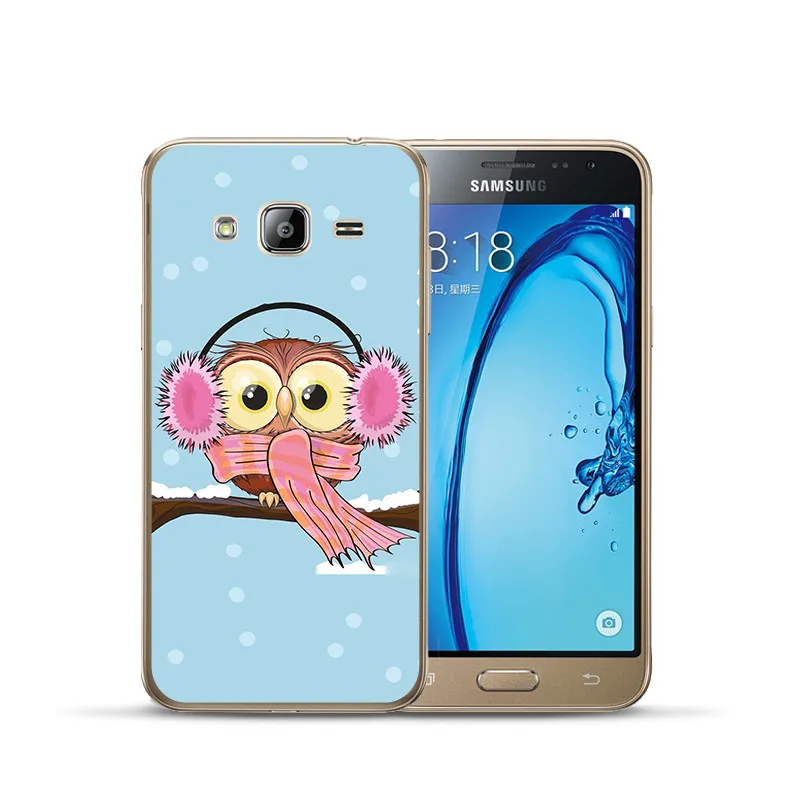 1522 Роскошные кошка мультфильм сова для Samsung Galaxy J3 J4 J5 J6 J7 J8 плюс J2 премьер-чехол для телефона чехол Чехол-футляр - Цвет: 1522