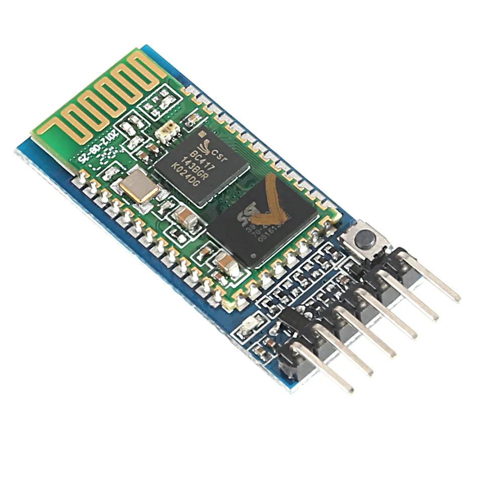 

New HC05 HC-05 Master-Slave 6pin 6 pin JY-MCU Anti-Reverse Integrated Bluetooth Serial Pass-Through Module Wireless Serial