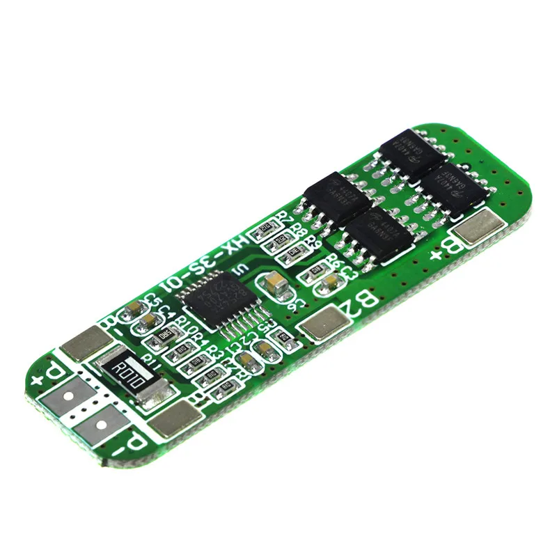 5 шт. 4A-5A плата защиты PCB BMS для 3 упаковок 18650 литий-ионный аккумулятор 3S |