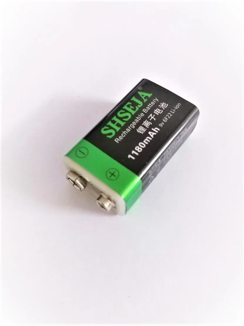 Новая батарея 9V 1180mAh микро USB аккумуляторная Lipo | Электроника