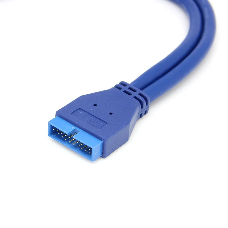 Двойной 2 порта USB 3 0 тип A папа до 20 Pin Материнская плата заголовок кабель адаптер
