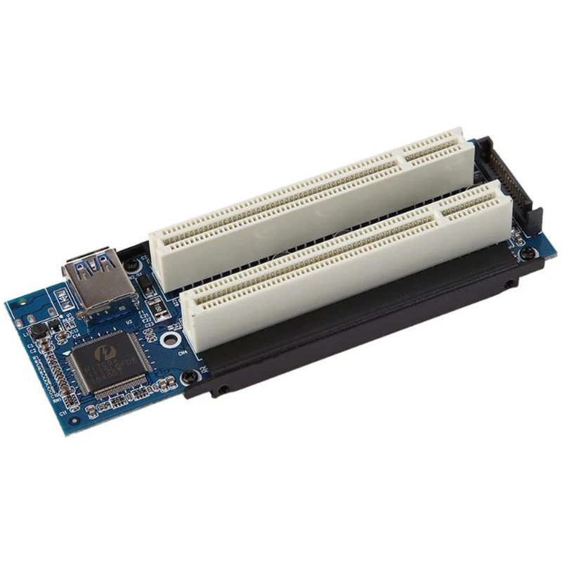 Pci E Express X1 к двойной Riser расширение адаптера карты с 1 м Usb3.0 кабель для