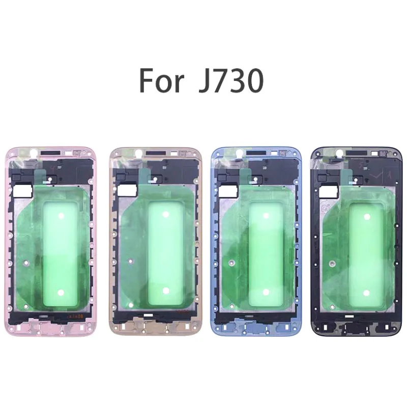 Оригинальный Новый для Samsung Galaxy J7 2017 J730 передняя рамка Лицевая панель замена