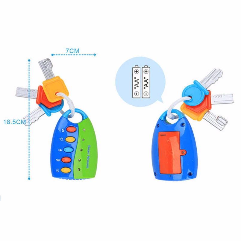 Детский музыкальный автомобиль с замком игрушка ключ умный удаленный голоса