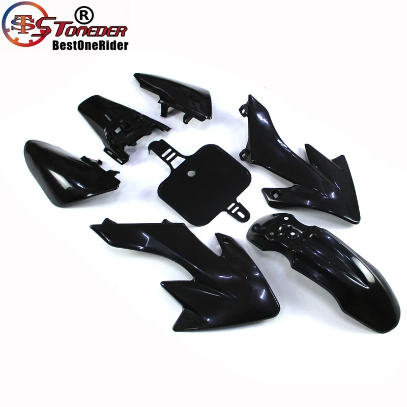 Черный Пластиковый обтекатель для CRF50 XR 50 70 cc 90cc 110cc 125cc 140cc 150cc 160cc Piranha Coolster Pitsterpro GPX
