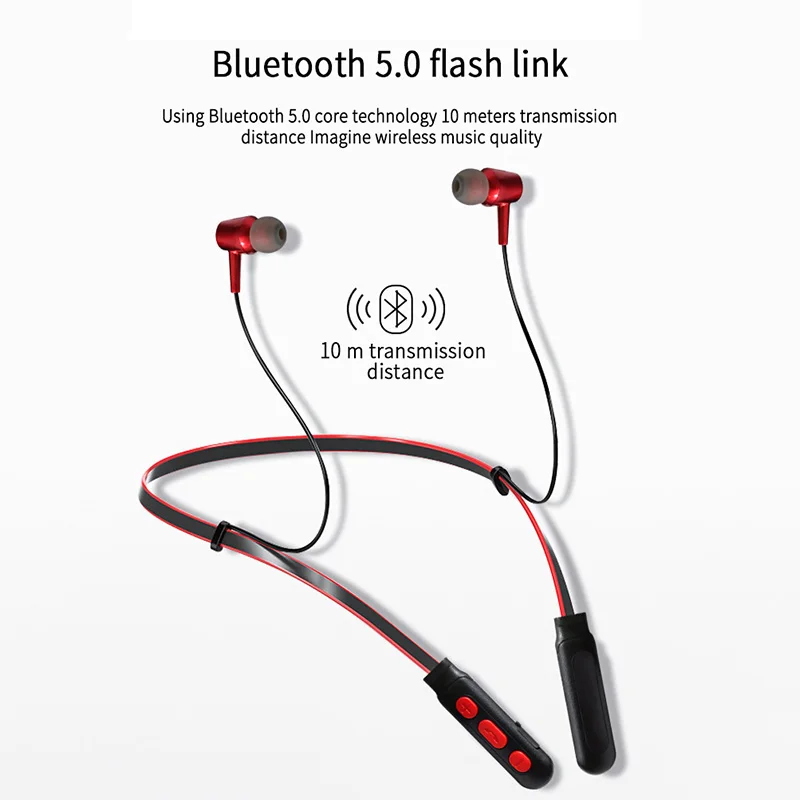 Rovtop Беспроводные Bluetooth 5 0 наушники Спортивная стерео гарнитура свободные руки с