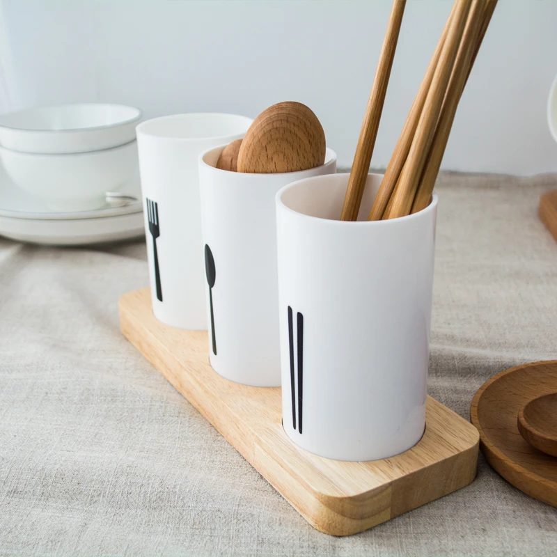 Japan Style Chopsticks Tube Kitchen Racks Spoon Storage Box Tableware Friendly Creative Fork Rack | Дом и сад