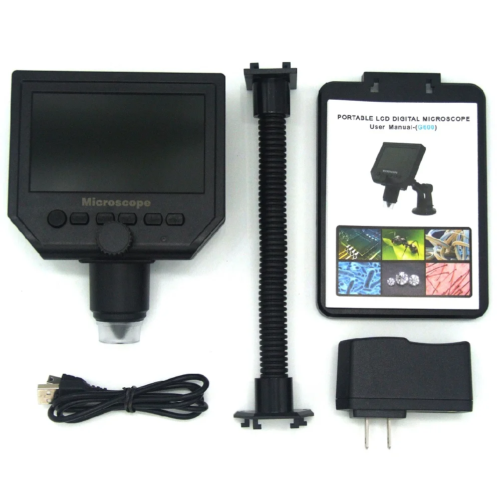Электронный микроскоп muтабурет G600 600X с USB цифровая паяльная видеокамера 4 3 дюйма