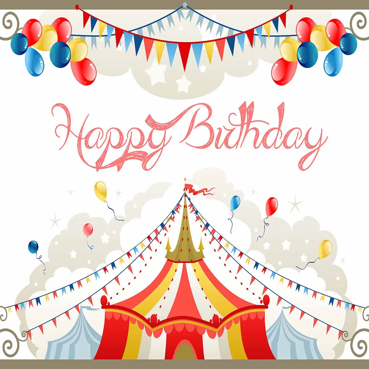 Allenjoy фоны для фотостудии воздушные шары цирковые на заказ день рождения детей