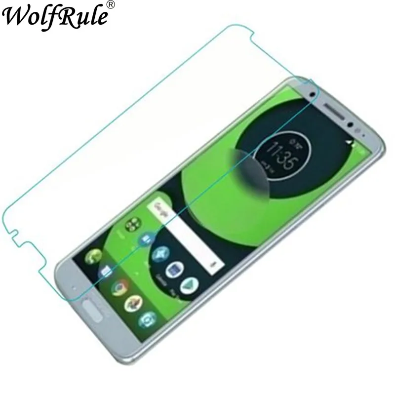2 piezas de vidrio Protector de pantalla para Moto G6 Plus vidrio templado para Moto G6 Plus vidrio Anti ara&ntilde;azos pel&iacute;cula de tel&eacute;fono para Moto G6 Plus-0