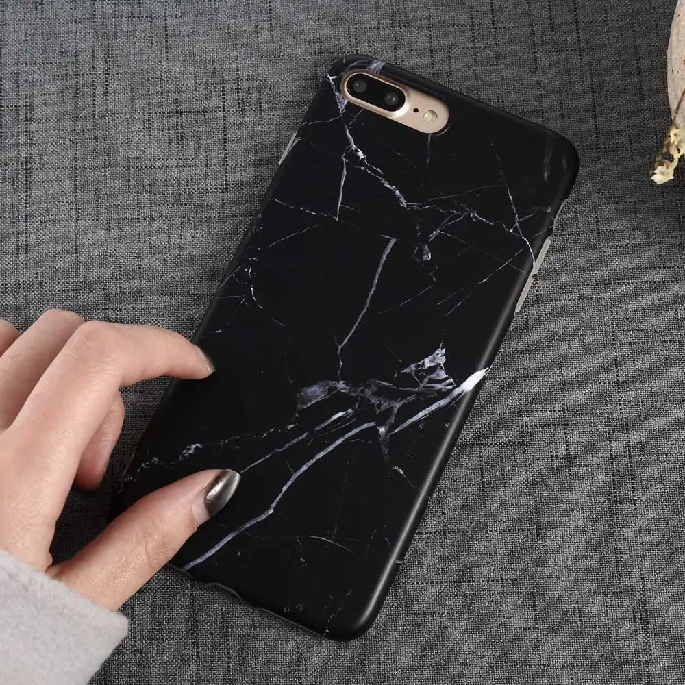 Роскошный мраморный узор i 8 чехол для телефона чехол для iphone 8 Plus для iPhone8 Plus Черные Аксессуары для телефона чехол X 7 Plus 6 6S 5 S SE