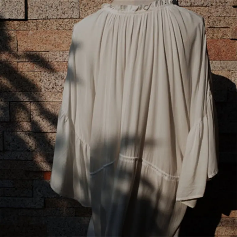 Robe Ete 2021 женская одежда летнее пляжное платье белая хлопковая Туника пикантные