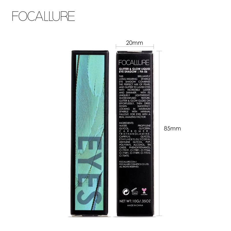 Focallure модные тени для век 14 цветов блестящие брендовые водостойкие розовые