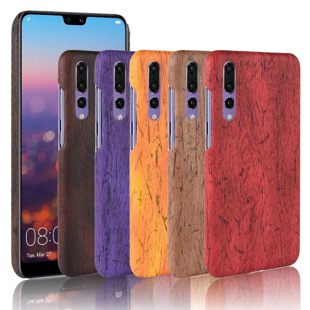 

SUBIN New Case For Huawei P20 plus Retro wood grain Mobile phone Back Cover Phone Protective Case for HW P 20plus huaweiP20+