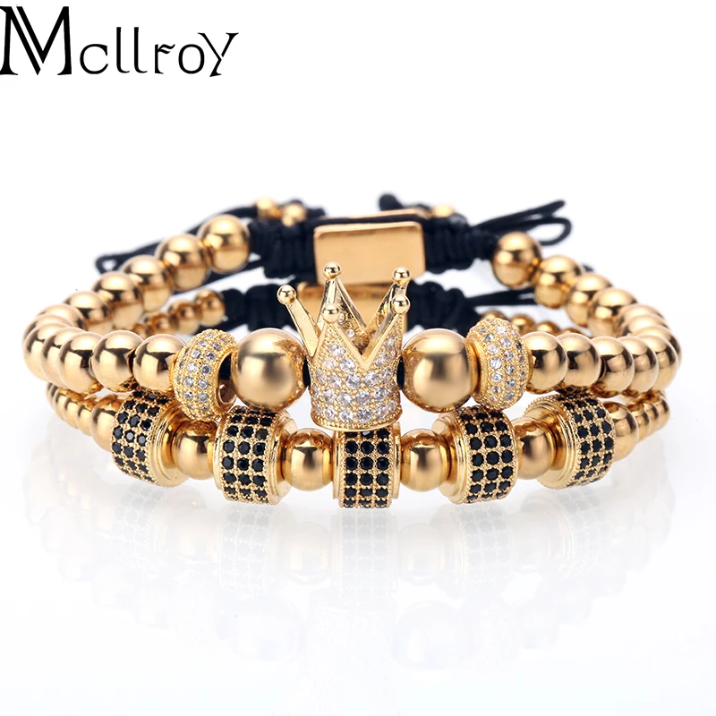 bracelet men/gold/femme/stainless steel/beads/jewelry/bracelets for mens fashion men bangles bracelets 2018 valentine | Украшения и