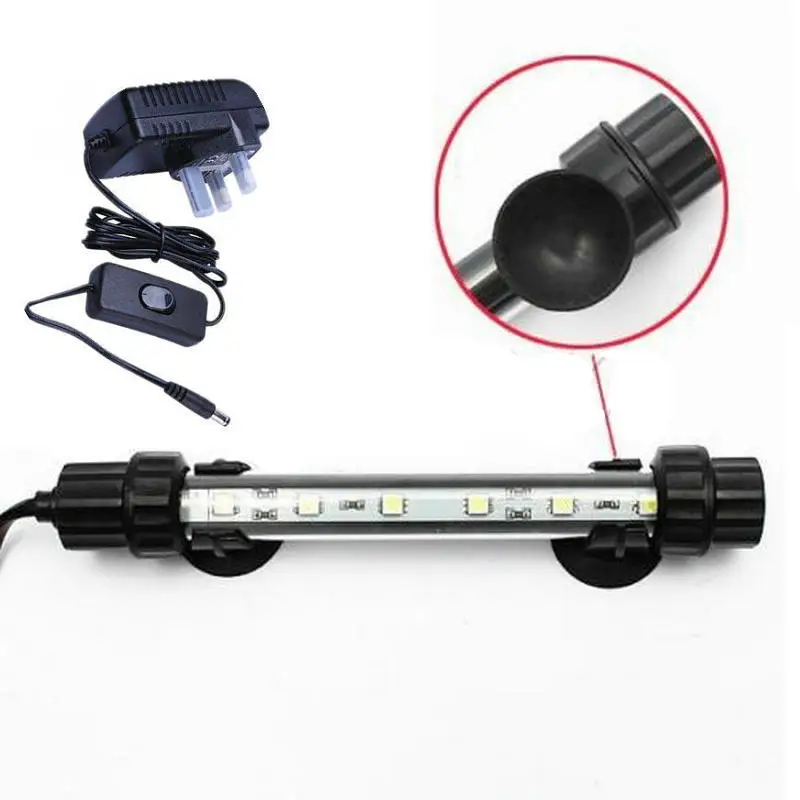 Аквариум для рыбок Водонепроницаемый 5050 SMD 19 см 6led светильник бар лампа погружной