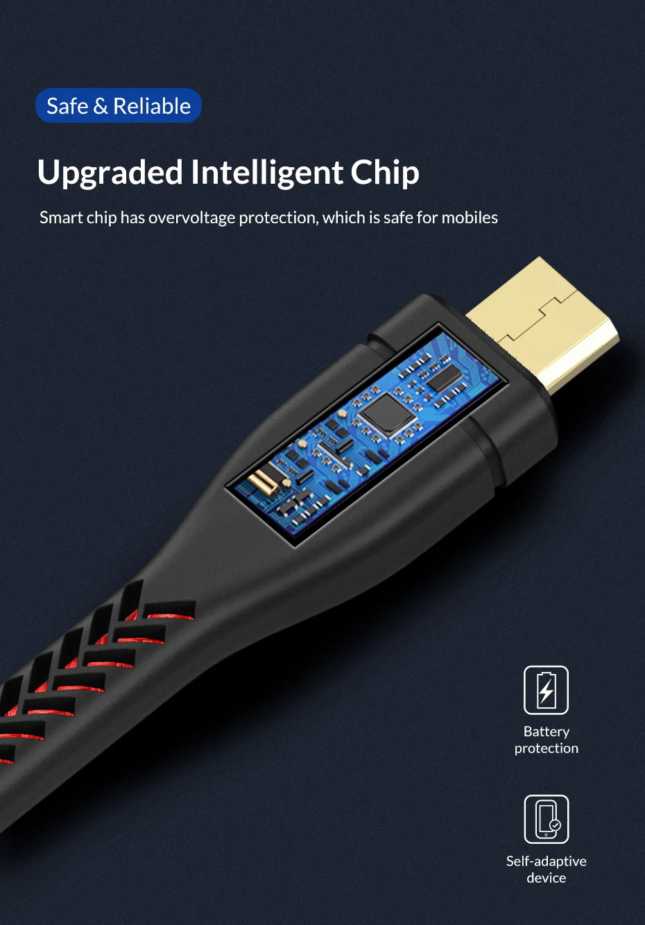 TOPK Micro USB кабель 2A Быстрая зарядка USB кабель для передачи данных для samsung Xiaomi huawei sony Android Tablet Зарядное устройство через Micro USB кабель