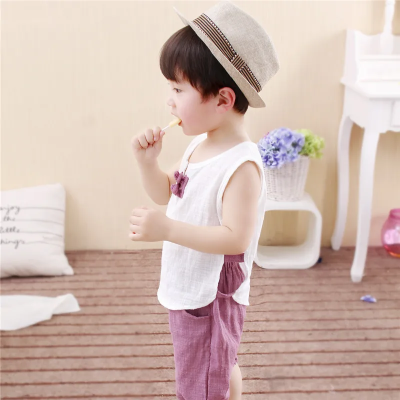 Hurave/2 цвета комплекты для мальчиков Повседневный стиль Детские с жилетом в