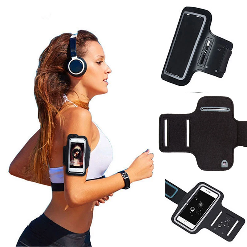 6 3 дюймовые спортивные сумки на руку для бега IPhone X XS XR 7 8 6s Plus Samsung s20 S10 S9 S8 повязка