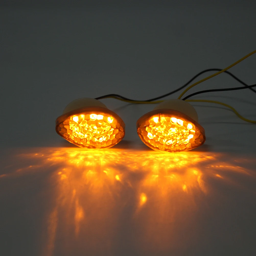 12V 15 СВЕТОДИОДНАЯ мигалка мотоцикла дыма СИД утапливаемое передний указатель