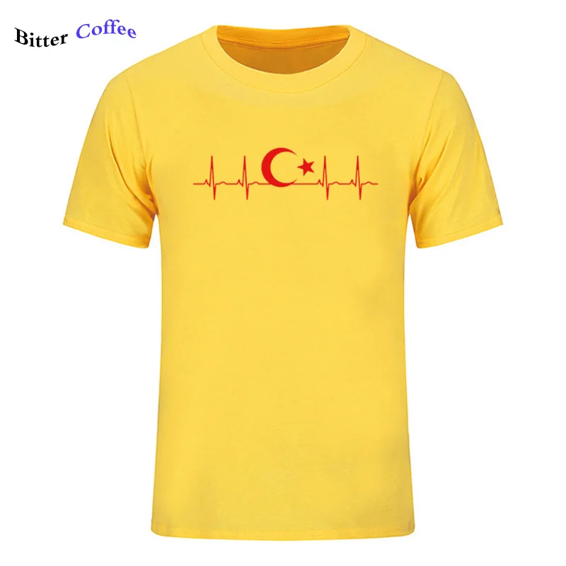 Турция вентиляторы Cheer Луны и звезд &quotкардиограмма сердца&quot футболки с рисунком