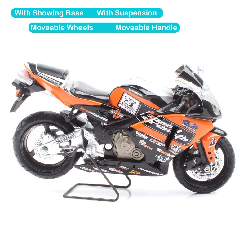 1:18 весы Newray Honda cbr CBR600RR racer Аарон Colton Мотоцикл Велосипед литья под давлением road