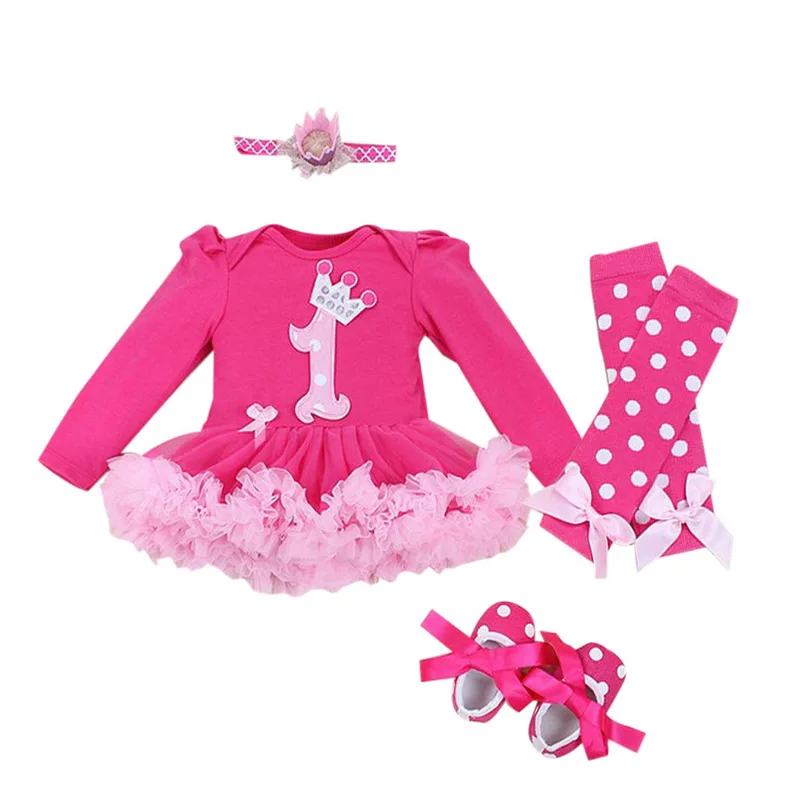 4 предмета в комплекте Комплект из двух предметов для маленьких девочек 1st Корона