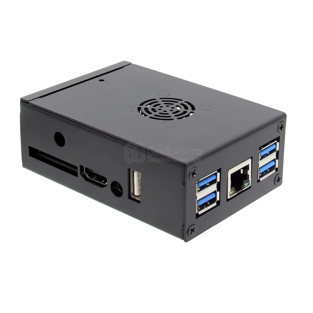 Оранжевый Pi 3 металлический чехол с охлаждающим вентилятором, защитный чехол/корпус/коробка для Orange Pi 3