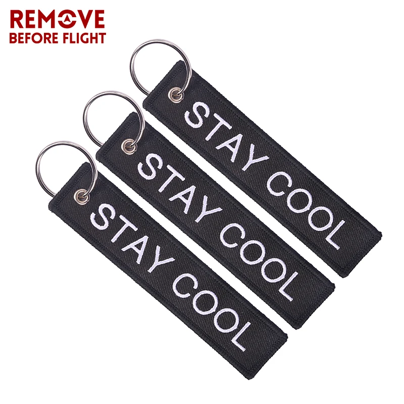Оптовая продажа модный брелок для ключей STAY COOL потрясающие повседневные