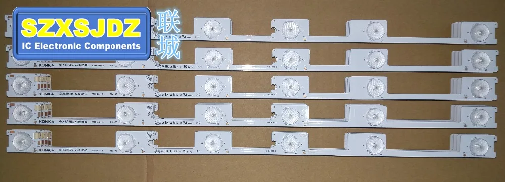 10 шт. x 6 в панель LEVOU Tiras para Konka TV подсветка KDL48JT618A 258YTK краска 35018539 6-светодиодная 442
