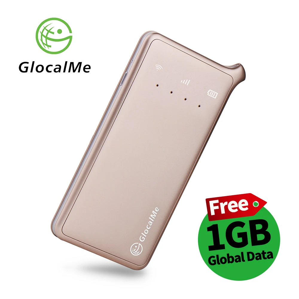 GlocalMe U2 4G Мобильная точка доступа глобальная WiFi с 1 Гб глобальной данных бесплатно