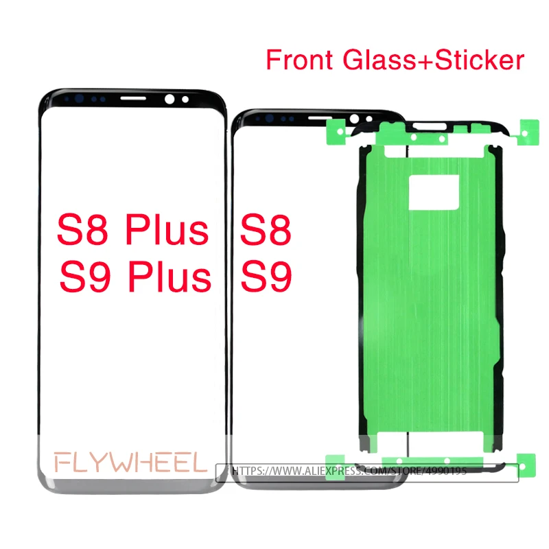 10 шт./лот ЖК-экран Сенсорная панель внешнее стекло для Samsung Galaxy S8 S9 Plus G950 G950F G960 G965