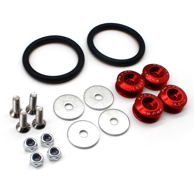 DEFT Автомобильный крепеж алюминиевый бампер быстросъемный шайбы для Honda Civic Integra