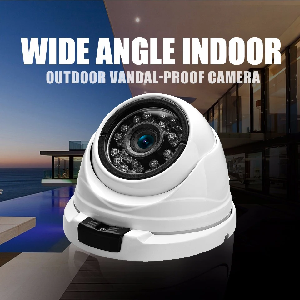 Besder широкоугольная 2,8 мм 720P 960P 1080P PoE CCTV купольная камера Крытый Открытый Антивандальный ONVIF инфракрасный металлический чехол IP камера