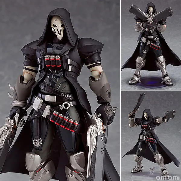 

Figma 393 Ow Overwatches Reaper Series PVC Action Figure Model Toy Doll Gift 17cm