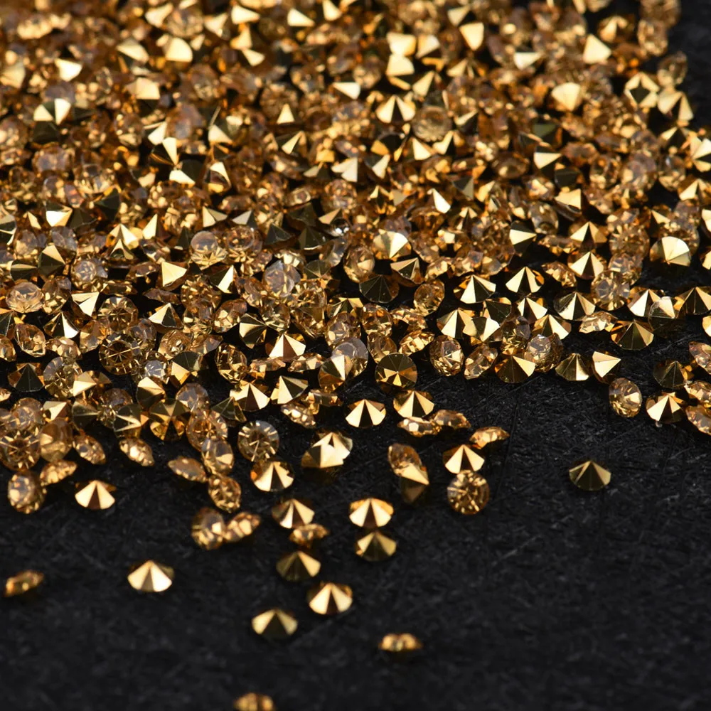 

Beautiful Diy Diamond Nail Phone Case Table Decoration Confetti Gold Crystal Events Party Accessories Holiday Diy Decorations