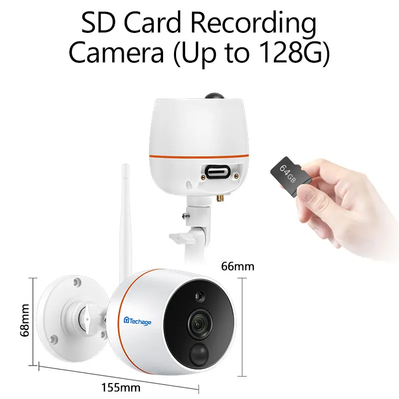 Techage 4CH 1080P беспроводной сенсорный экран lcd NVR Wifi CCTV система 2MP двухсторонняя аудио