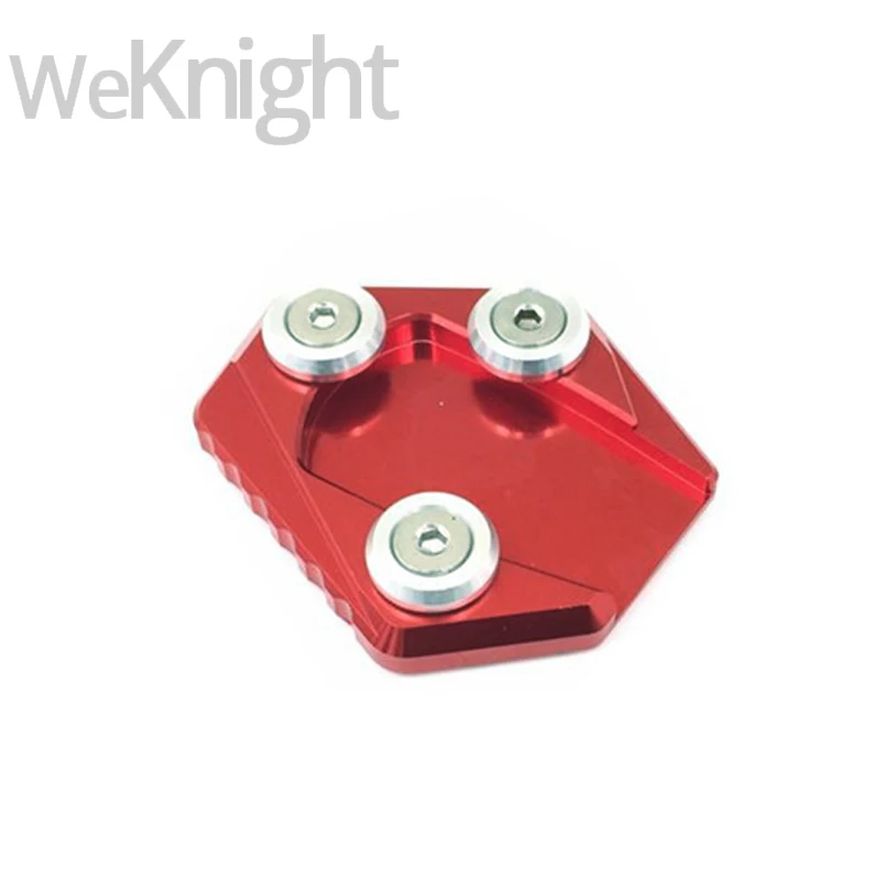 Motorcycle parts CNC Aluminum Side Stand Enlarge Kickstand Extension Plate Pad for Honda GROM MSX125 MSX 125 2014-2015 | Автомобили и