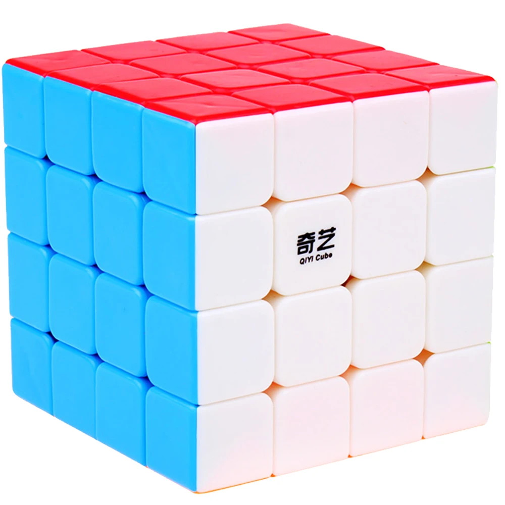 QiYi 4*4 Professional 4x4x4 быстрые магические кубики Cube игрушечные лошадки для детей 4 слоя
