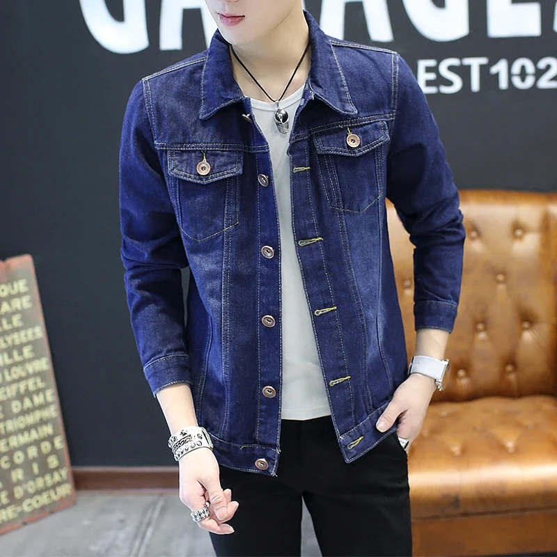 Men Jacket and Coats Brand Clothing Denim Fashion Mens Jeans Spring Autumn Outwear Male Jaqueta Masculino | Мужская одежда